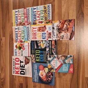 Dirty Lazy Keto & Other Keto Cookooks / Books - Lot of 10